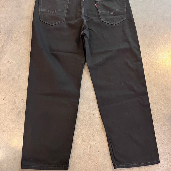 Levi Strauss Co 550 Black Denim Jeans Mens 42W 30L classic pants NEW 3XL - Picture 4 of 7